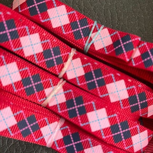 Grosgrain Ribbon 5/8” 5 yards yds 5/$20 NEW 1/2” bows bow making shipping print - Picture 3 of 4